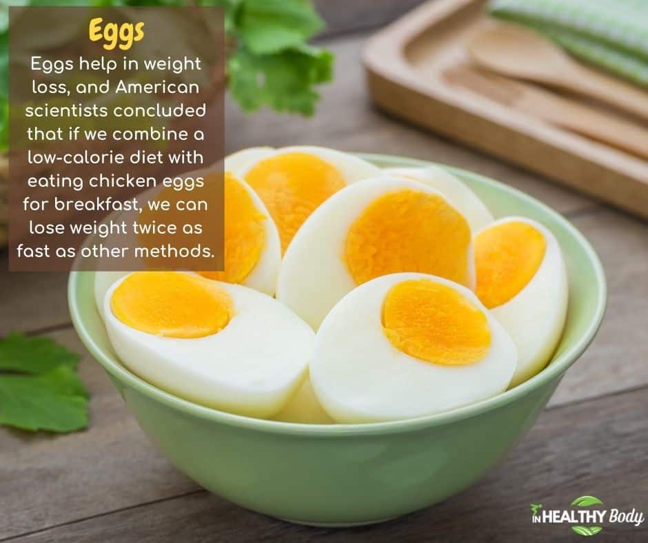 7 Best Foods - Eggs for weight loss
