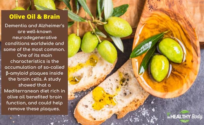 Olive oil and brain diseases
