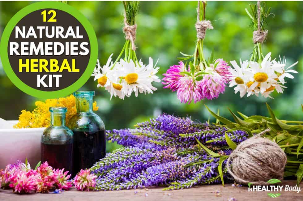Herbal Kit - 12 Natural Home Remedies for Common Ailments
